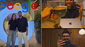 Cặp đôi Google khiến netizen ganh tỵ khi 'hẹn hò' giữa giờ làm