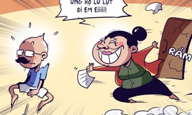 Khi ủng hộ tự nguyện được áp 'giá sàn'