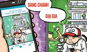 Đại gia khoe giàu bị bóp tương tác