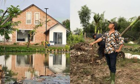 NSND Tạ Minh Tâm có khu vườn 3.000m², rảnh là về trồng thêm cây