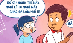 Tầm này làm gì có chỗ nào mát mà nghỉ!?