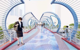 Ngắm phối cảnh 2 cầu đi bộ tô điểm không gian đô thị ven sông Sài Gòn