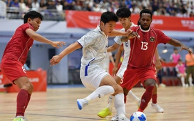 Thua đậm futsal Indonesia, Thái Lan mất cả 4 HCV bóng đá SEA Games 33