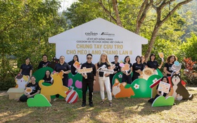Mỹ phẩm thuần chay Cocoon tiếp tục chung tay cứu trợ chó mèo lang thang