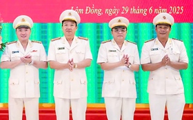 Công an tỉnh Lâm Đồng, Đồng Tháp công bố các quyết định về công tác cán bộ