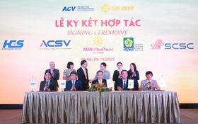 Các công ty thành viên của ACV và Sun PhuQuoc Airways ký kết hợp đồng cung cấp dịch vụ