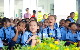 Vui học về các nhóm chất dinh dưỡng cùng học sinh Trường tiểu học Nguyễn Hiền