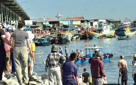 Ghe cá chìm ở La Gi, một ngư dân tử vong