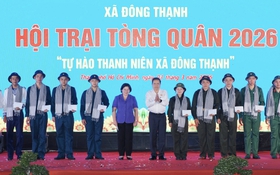 Chủ tịch Quốc hội Trần Thanh Mẫn dự Hội trại tòng quân năm 2026 tại xã Đông Thạnh