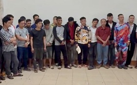 Câu cá trúng thưởng bằng tiền, 40 người bị tạm giữ để xem xét tội 'đánh bạc', 'tổ chức đánh bạc'