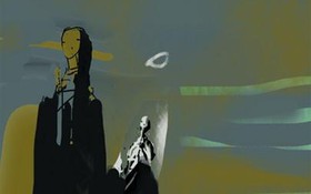 Vòng tròn trên cát