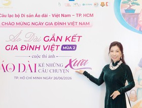 Doanh nhân Đoàn Bạch Phụng – Một trong những phụ nữ mặc áo dài đẹp nhất sự kiện “Áo dài gắn kết gia đình Việt”