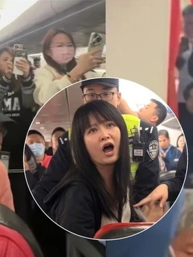 'Bà cô túi Gucci' gây náo loạn máy bay dằn mặt dân mạng