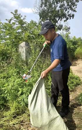 Vượt qua nỗi đau thất tình bằng đi... nhặt rác