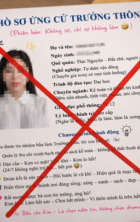Điều gì khiến trend "ứng cử trưởng thôn" bị công an cảnh báo?