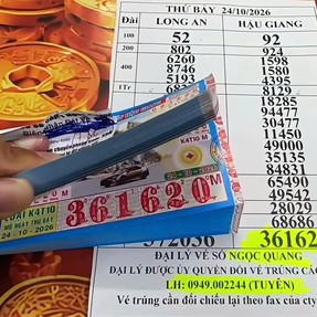Mua nguyên cây vé số, khách ở Cà Mau trúng hơn 39 tỉ đồng