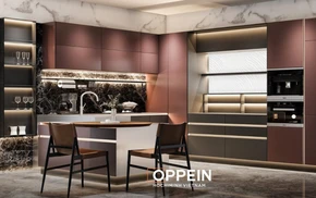 Oppein đưa inox 304 vào hệ tủ bếp đồng bộ