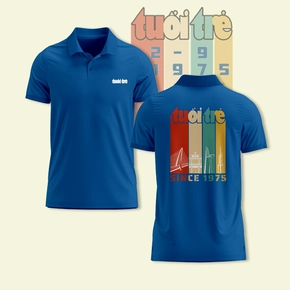 [A020] ÁO POLO TUỔI TRẺ "SINCE 1975" - XANH