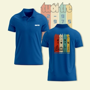 [A021] ÁO POLO TUỔI TRẺ "50 NĂM ĐỔI MỚI & PHÁT TRIỂN" - XANH