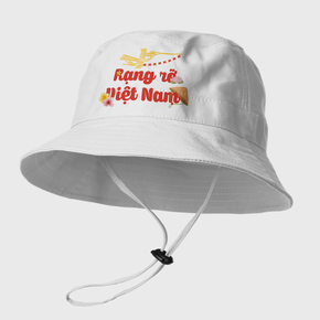 [N005] NÓN TAI BÈO TUỔI TRẺ "RẠNG RỠ VIỆT NAM" - TRẮNG