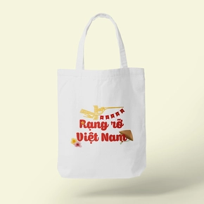 [T003] TÚI TOTE TUỔI TRẺ "RẠNG RỠ VIỆT NAM 2" - TRẮNG