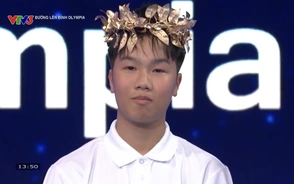 Giải ô chữ chớp nhoáng, nam sinh Phú Thọ giành chiến thắng Đường lên đỉnh Olympia