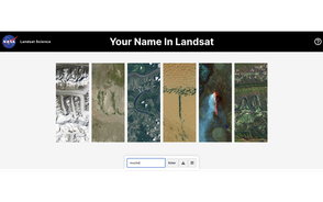 Cách viết tên từ hình ảnh vệ tinh Trái đất của NASA