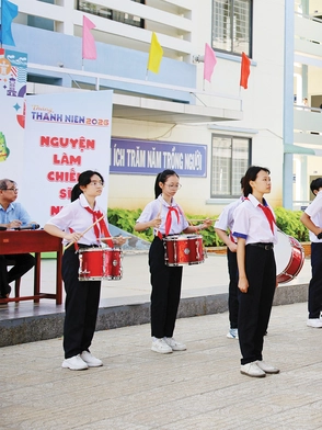 200 đội viên phường Bà Rịa rèn kỹ năng Đội