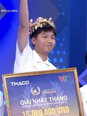 Từ vị trí cuối bảng, nam sinh Phú Thọ chinh phục đỉnh Olympia