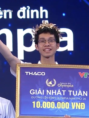 Nam sinh Sơn La thắng áp đảo tại Đường lên đỉnh Olympia