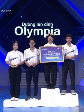 Nữ sinh Vinschool Hà Nội thắng ngoạn mục tại Đường lên đỉnh Olympia
