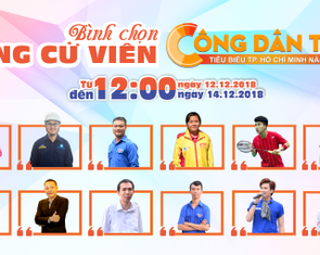 Bình chọn 'Công dân trẻ tiêu biểu TP.HCM' 2018