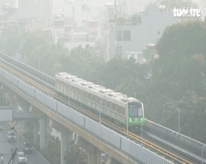 Ngắm đoàn tàu lần đầu chạy thử toàn tuyến trên đường sắt Cát Linh - Hà Đông