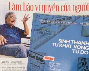 Đọc Tuổi Trẻ qua mắt Huỳnh Sơn Phước