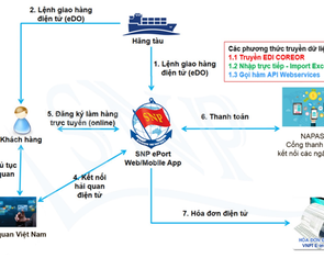 Cảng biển làm thủ tục qua mạng, thanh toán trực tuyến ngừa COVID-19