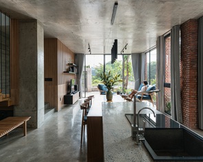 Kiến tạo không gian sống phá cách với xi măng trần thô mộc