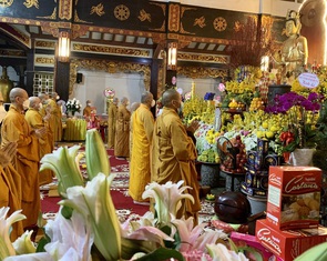 Chùa Vĩnh Nghiêm tụng kinh tưởng niệm và cầu siêu nạn nhân mất do COVID-19