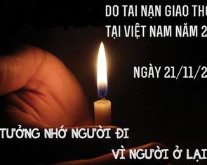 20h tối nay 21-11, tổ chức lễ tưởng niệm các nạn nhân tai nạn giao thông