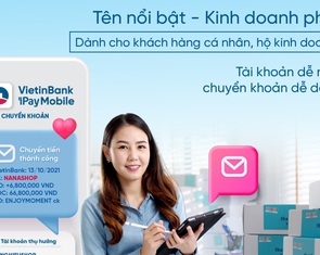 Khẳng định thương hiệu kinh doanh bằng Alias VietinBank