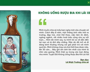 'Không uống rượu bia khi lái xe' được bình chọn nhiều nhất 10 thói quen văn minh giao thông