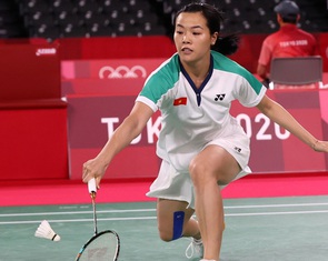 'Hotgirl' cầu lông Nguyễn Thùy Linh thăng hạng ấn tượng