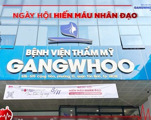 Ngày hội hiến máu nhân đạo tại Bệnh viện thẩm mỹ Gangwhoo 2022