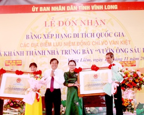 Khu lưu niệm Thủ tướng Võ Văn Kiệt được xếp hạng di tích quốc gia