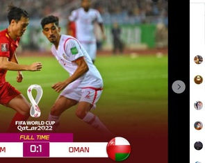 Cổ động viên Thái Lan: 'Cảm ơn Oman'