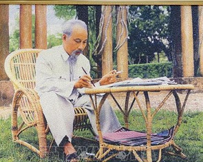 Độc đáo bộ tranh gạo 'Bác Hồ kính yêu'