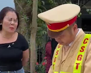 Công an làm rõ vụ người phụ nữ lăng mạ cảnh sát giao thông