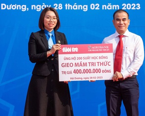 Tháng thanh niên: Bạn đọc báo Tuổi Trẻ tặng 200 xe đạp cho học trò nghèo tỉnh Hải Dương