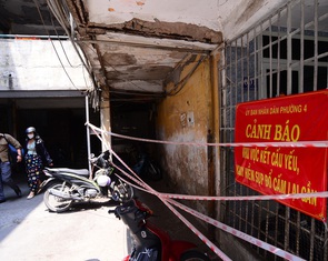 Cận cảnh chung cư Tôn Thất Thuyết xuống cấp chờ phương án di dời dân