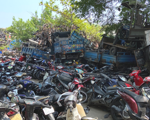 Đấu giá 954 xe vi phạm tại kho Công an Hóc Môn, giá khởi điểm 479 triệu đồng