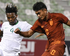 Ghi bàn phút 90+5, U23 Thái Lan cầm hòa Saudi Arabia